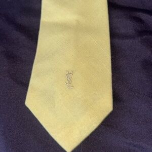 Yves Saint Laurent Gold Tie